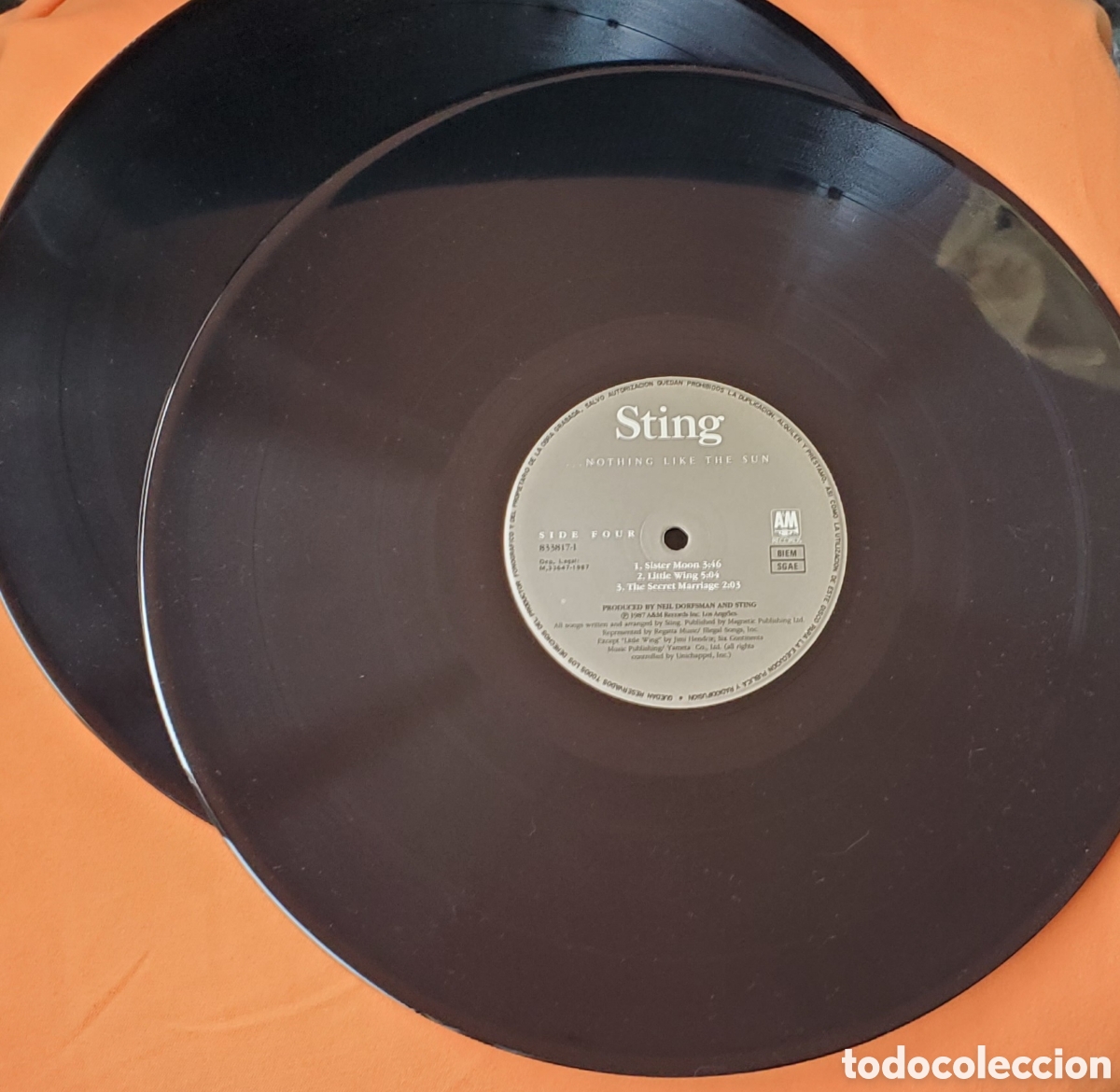 Discos de vinilo: VINILO/DISCO STING.NOTHING LIKE THE SUN .2 DISCOS. - Foto 4