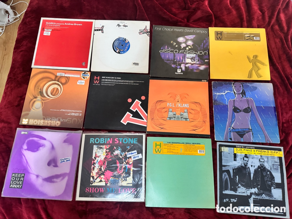 Discos de vinilo: 30 discos discoteca dj electr&oacute;nico dance house techno trance - Foto 2