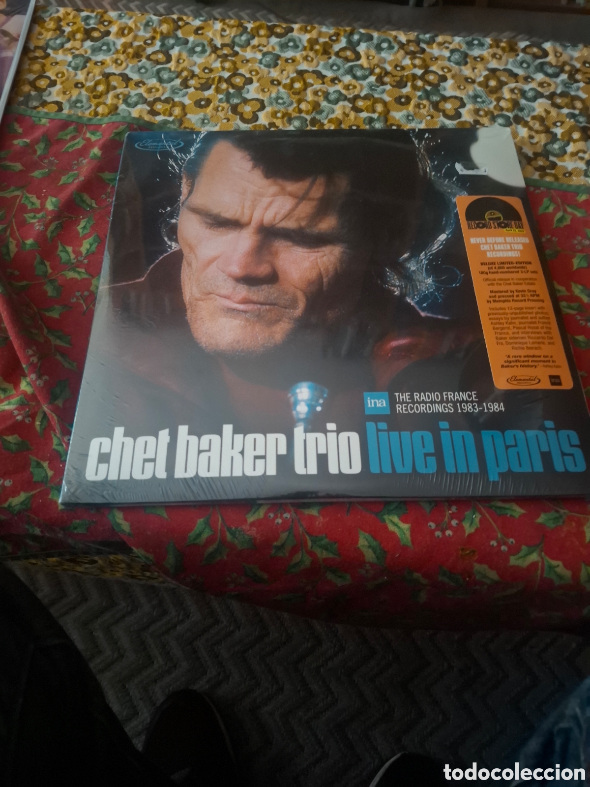 Discos de vinilo: Chet Baker Trio Live In Par&iacute;s radio recordins 1983-1984 3LP