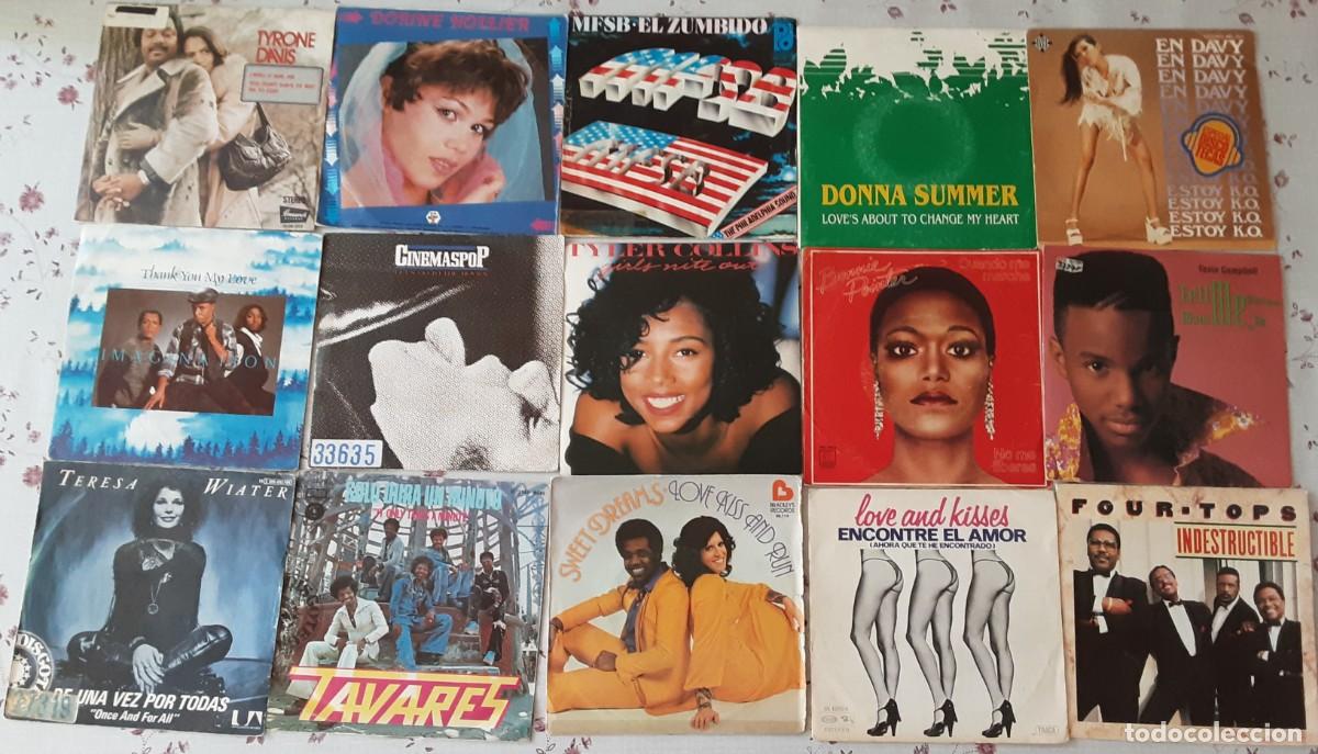 Discos de vinilo: Lote de 30 singles soul, funk, disco, a&ntilde;os 70 y 80