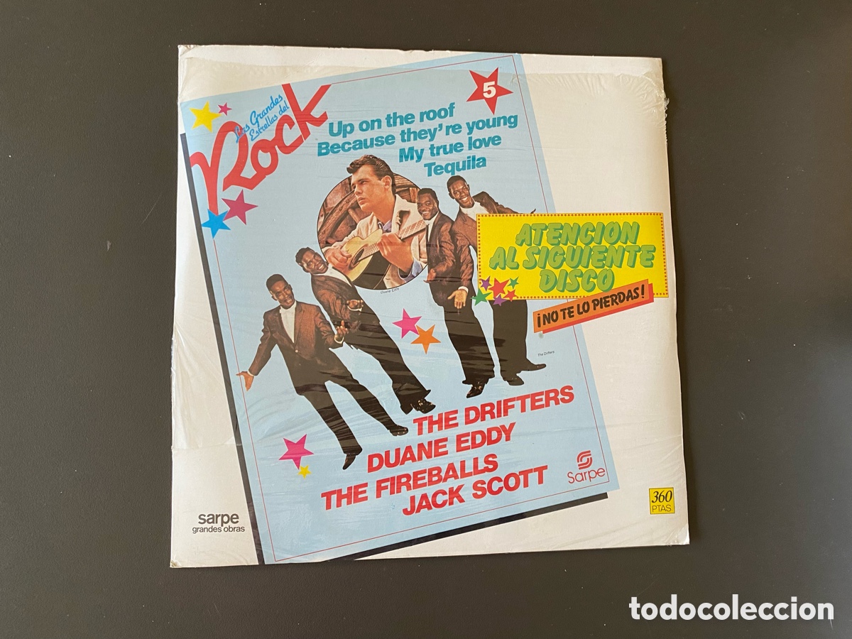 Discos de vinilo: LP Vinilo + Fasc&iacute;culo - Las Grandes Estrellas del Rock N&ordm; 5 - Sarpe 1981. Sin usar