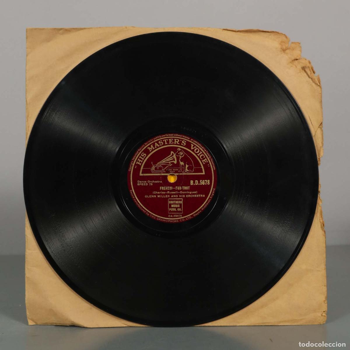 Discos de vinilo: DISCO DE PIZARRA. MY BLUE HEAVEN. FRENESI. GLENN MILLER