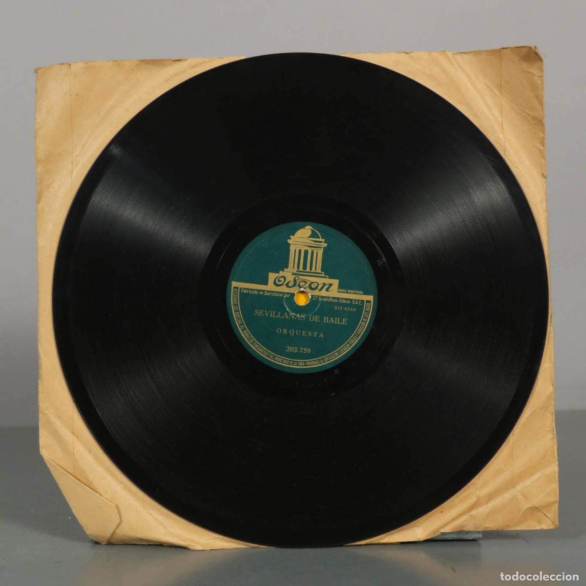 Discos de vinilo: DISCO DE PIZARRA. FANDANGUILLO DE ALMERIA. VIVAS. SEVILLANAS DE BAILE