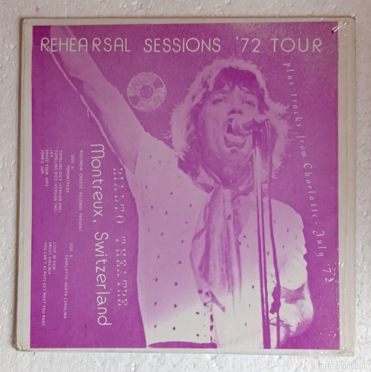 Discos de vinilo: The Rolling Stones. Rehearsal sessions 72 tour
