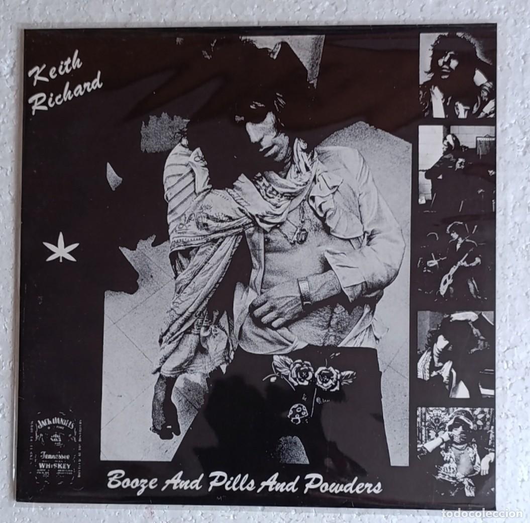 Discos de vinilo: Keith Richard. Booze and pills and powders
