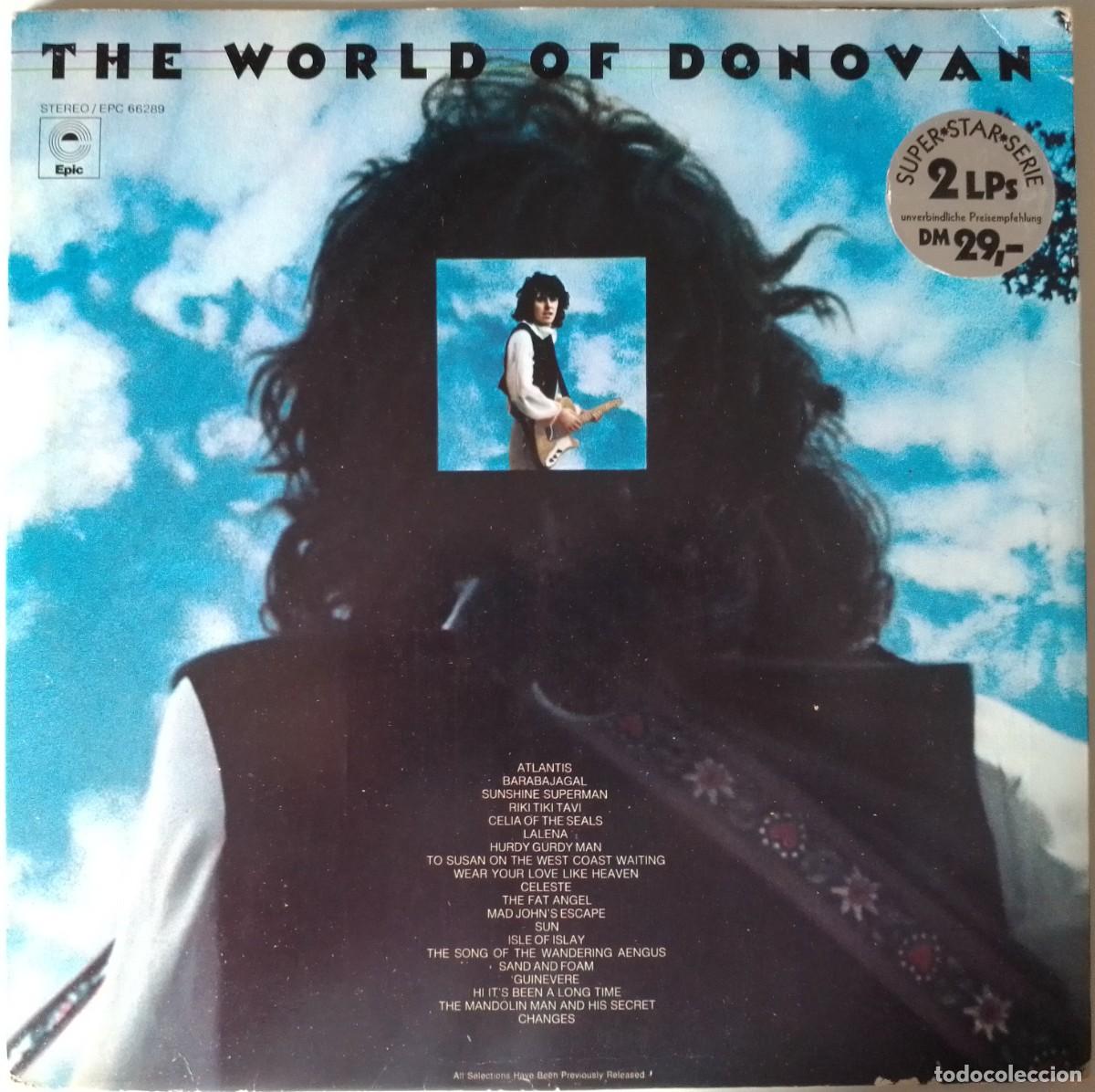 Discos de vinilo: Donovan...The World Of Donovan..( Epic 1972 ) Germany. Folk Rock.