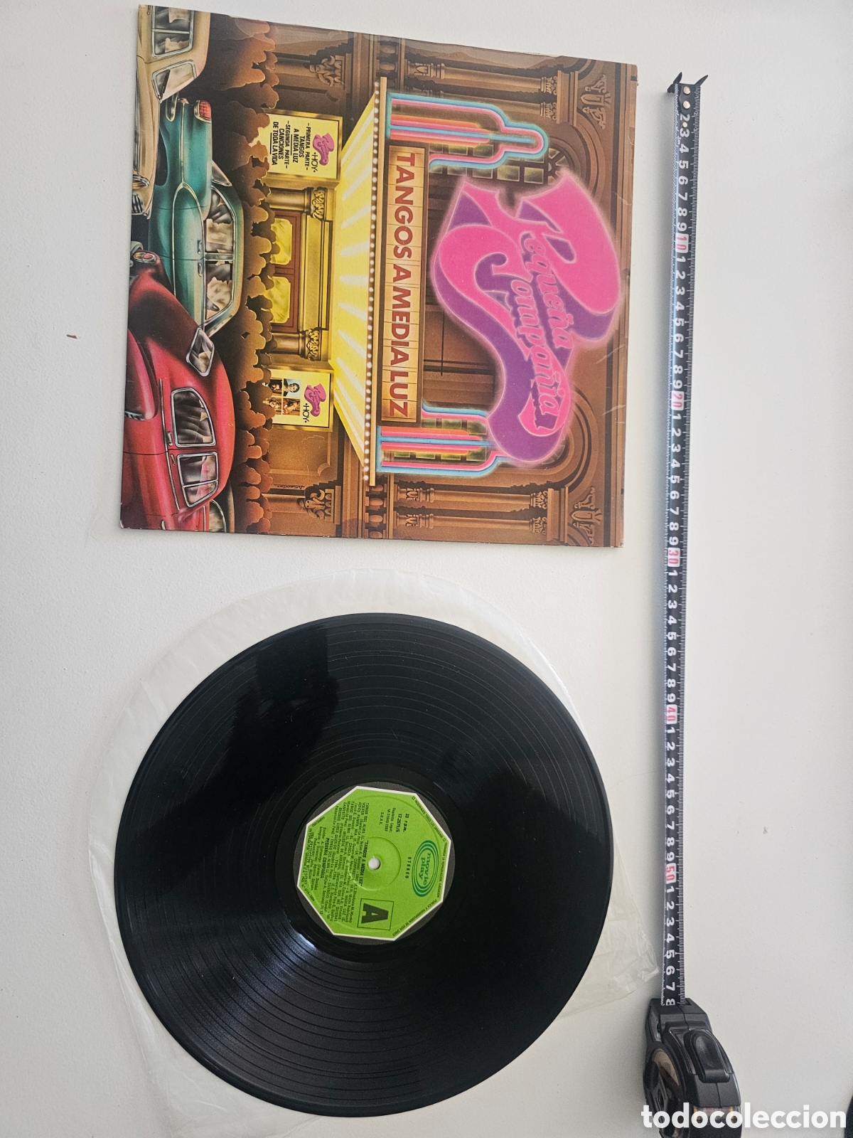 Discos de vinilo: Disco de vinilo de 33 RPM de Tangos a media luz 1981
