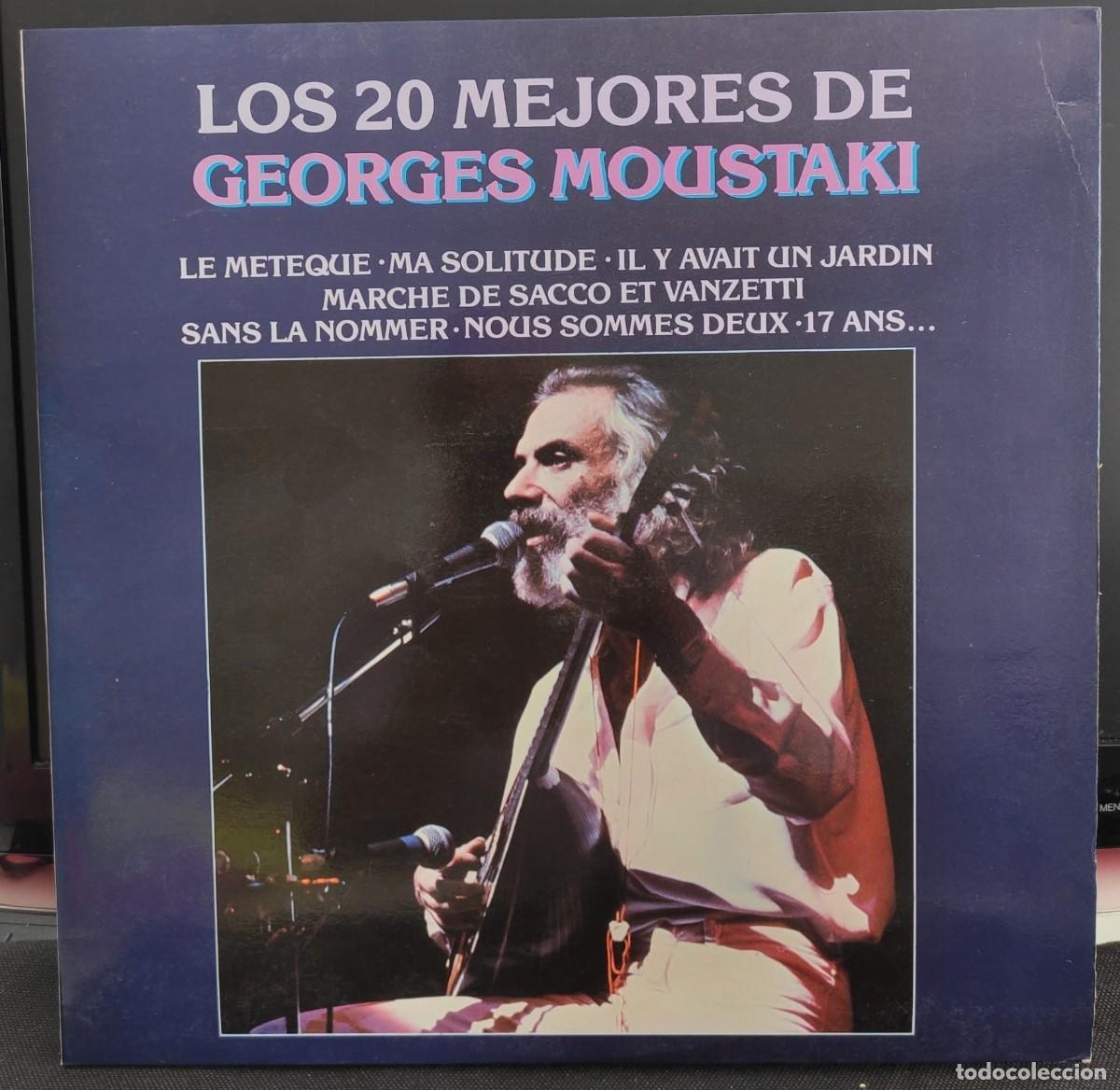 Discos de vinilo: Moustaki - Los 20 mejores de George Moustaki (2 LP) 1981 Polydor 26 64 464 - IMPECABLE NM/NM