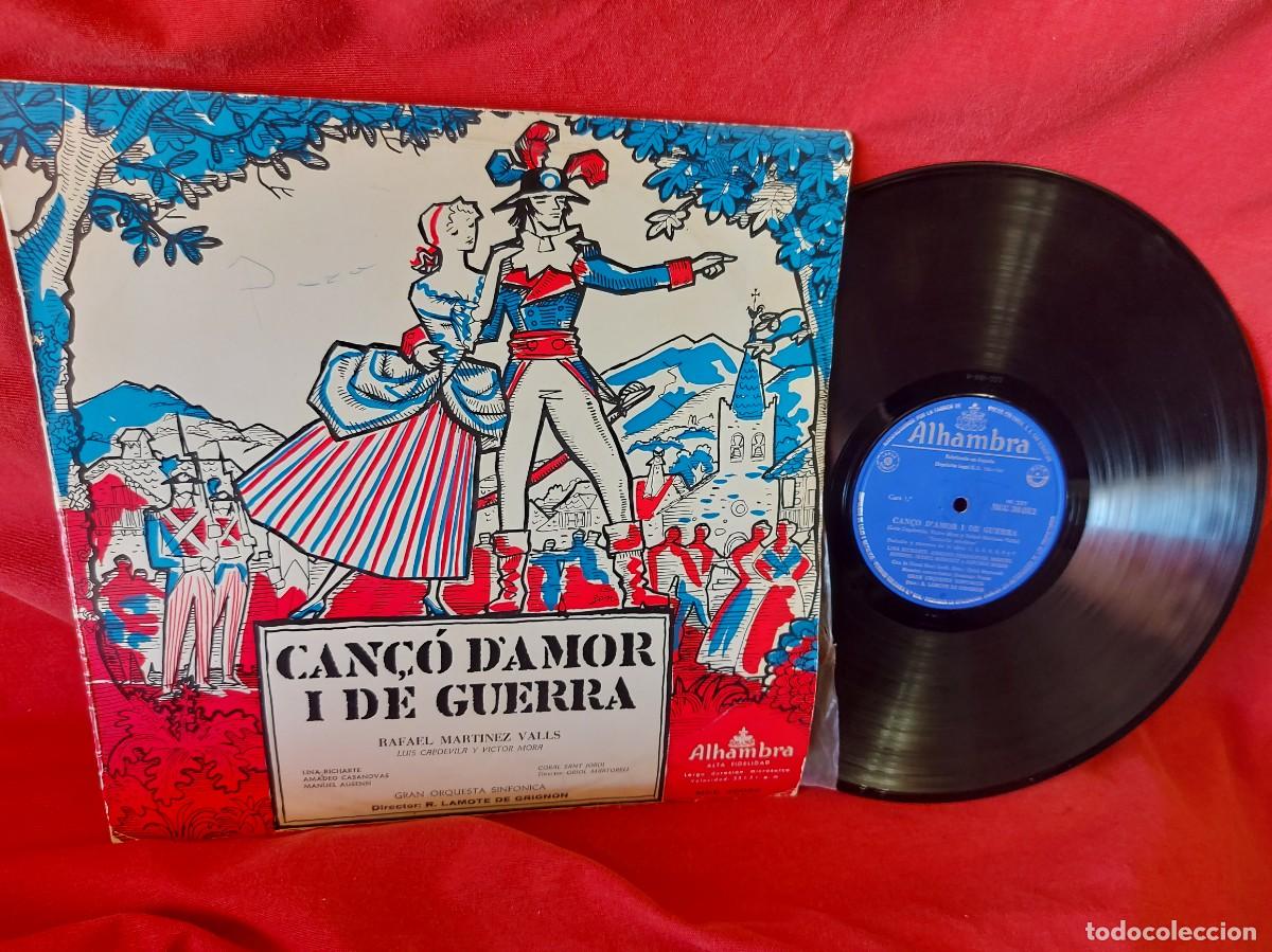 Discos de vinilo: LP CANC&Ograve; D&uml; AMOR &Igrave; DE GUERRA 1961 ( PEDIDOS M&Iacute;NIMOS 10 &euro; ) CAJA N.&ordm; 3 - LP
