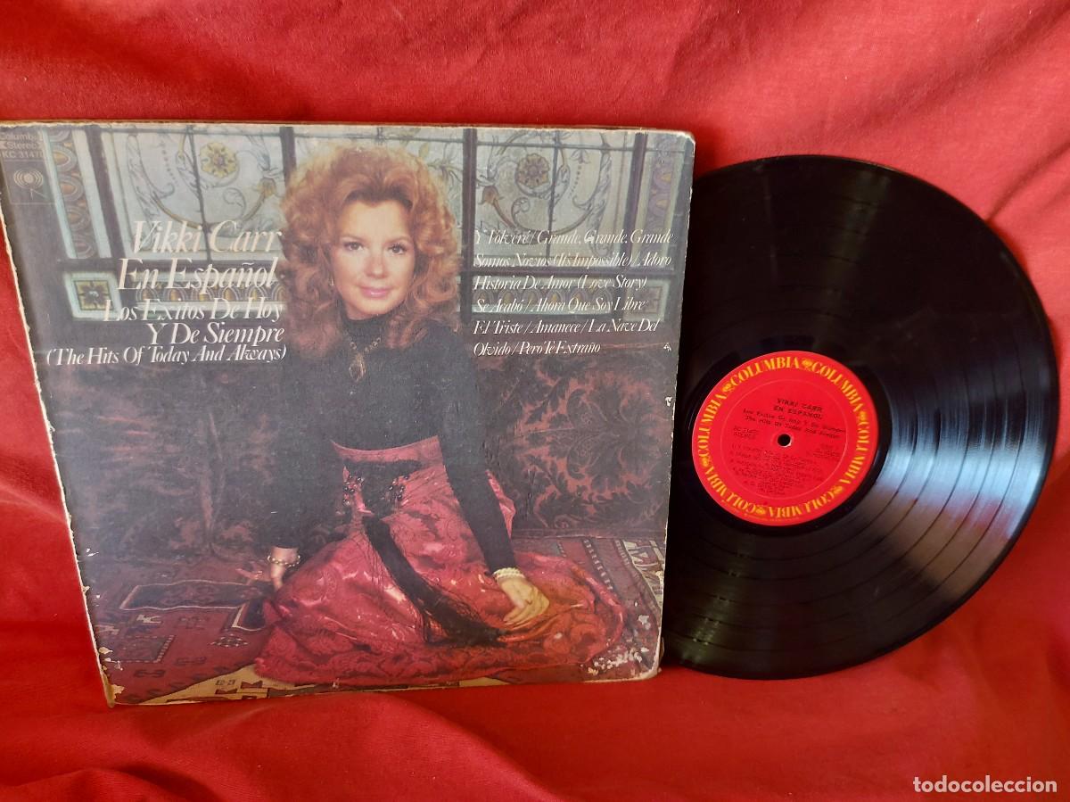 Discos de vinilo: LP VIKKI CARR EN ESPA&Ntilde;OL 1972 ( PEDIDOS M&Iacute;NIMOS 10 &euro; ) CAJA N.&ordm; 3 - LP
