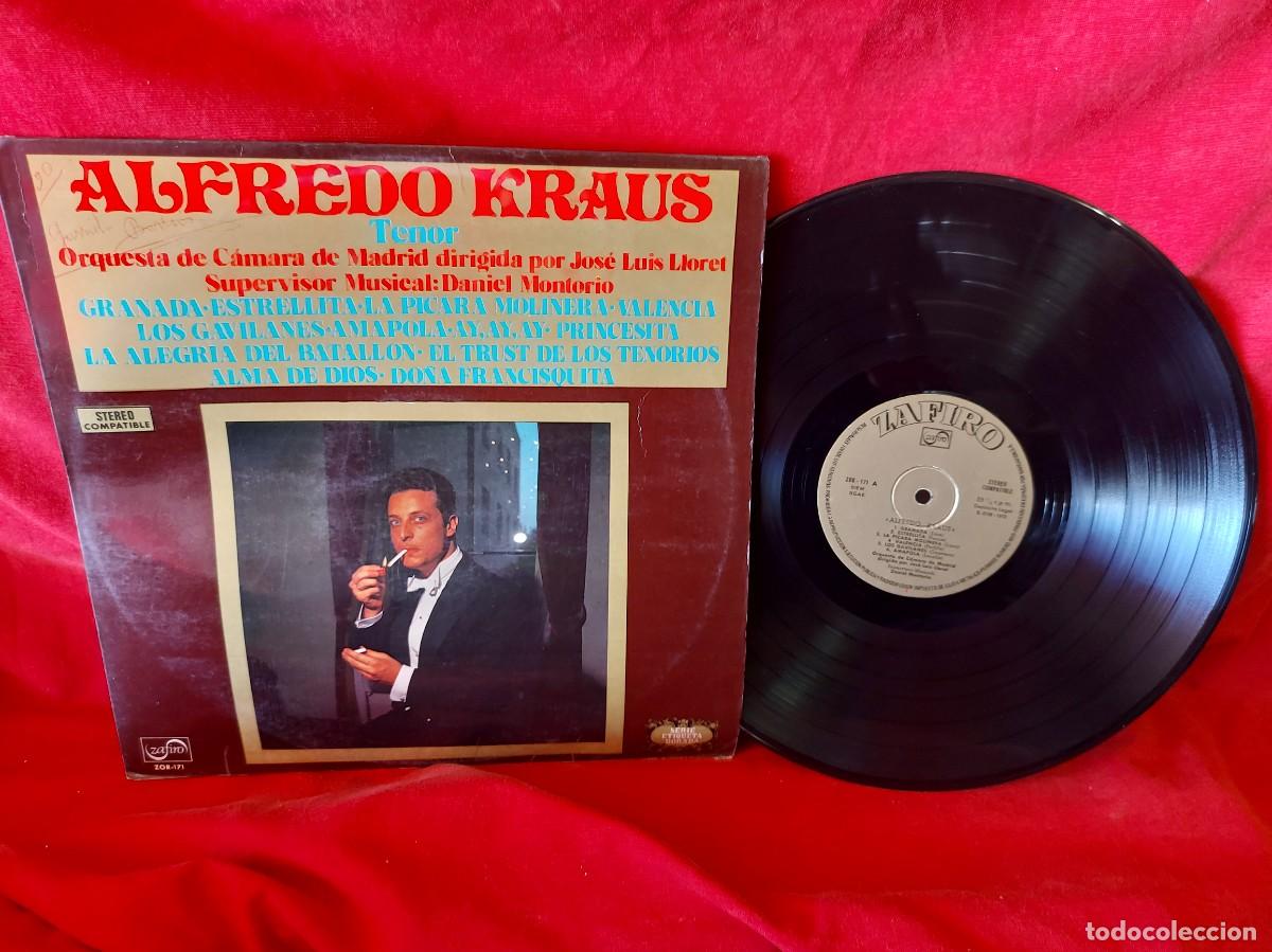 Discos de vinilo: LP ALFREDO KRAUS -TENOR 1972 ( PEDIDOS M&Iacute;NIMOS 10 &euro; ) CAJA N.&ordm; 3 - LP