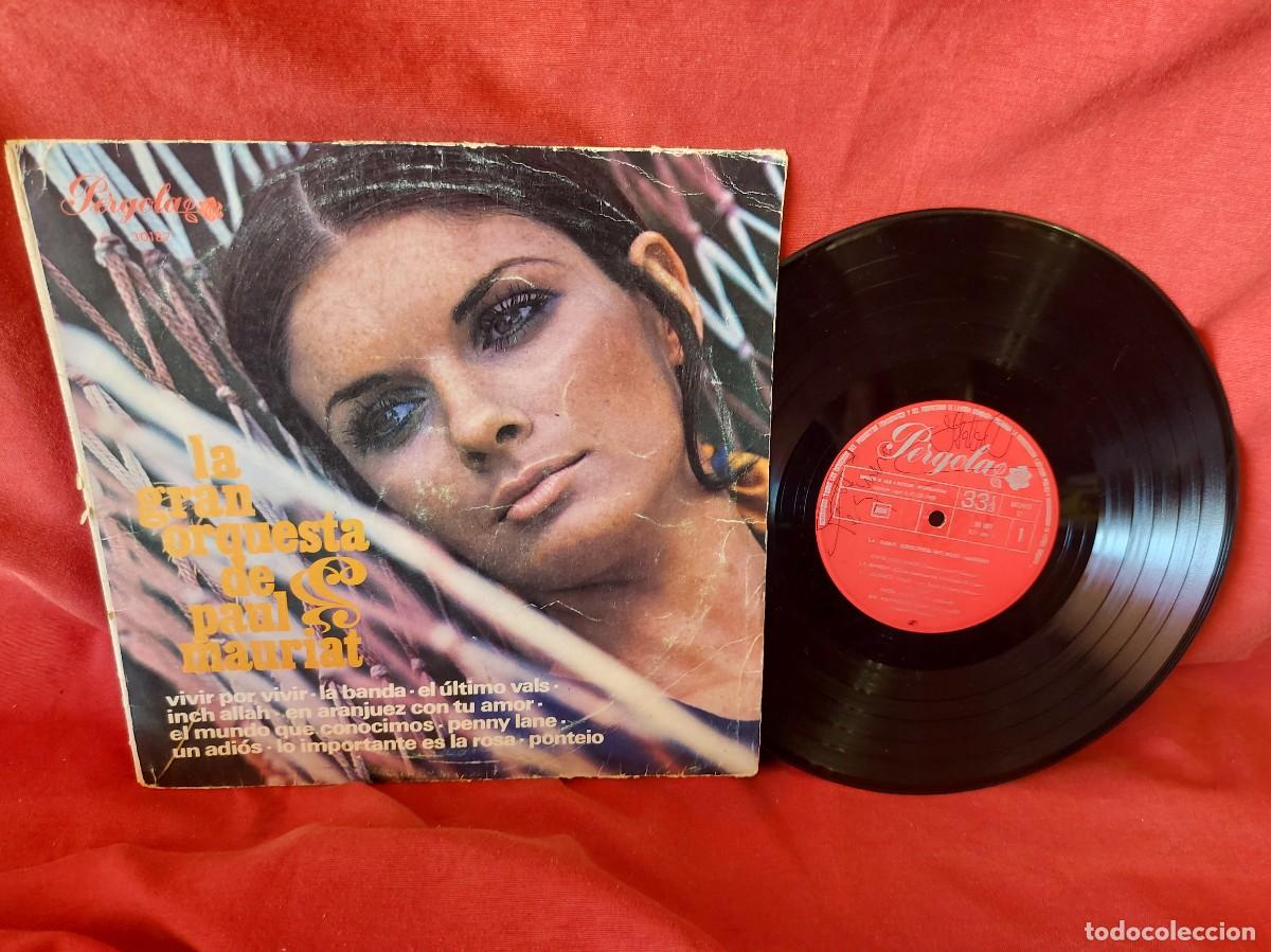 Discos de vinilo: LA GRAN ORQUESTA DE PAUL MAURIAT - LP 10 Pulgadas - P&Eacute;RGOLA( PEDIDOS M&Iacute;NIMOS 10 &euro; ) CAJA N.&ordm; 3 - LP