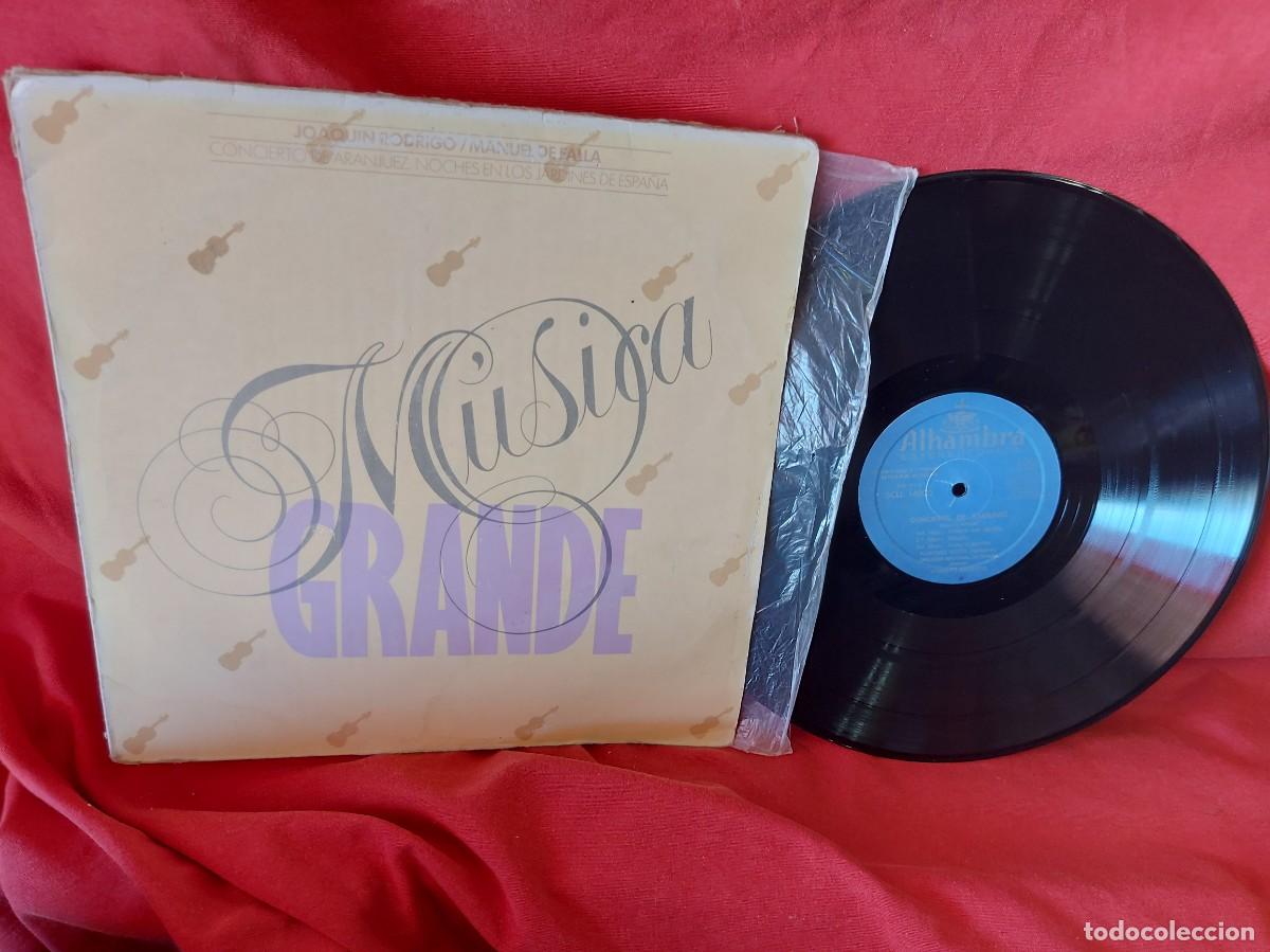 Discos de vinilo: MUSICA GRANDE LP VINILO JOAQUIN RODRIGO MANUEL DE FALLA CONC( PEDIDOS M&Iacute;NIMOS 10 &euro; ) CAJA N.&ordm; 3 - LP