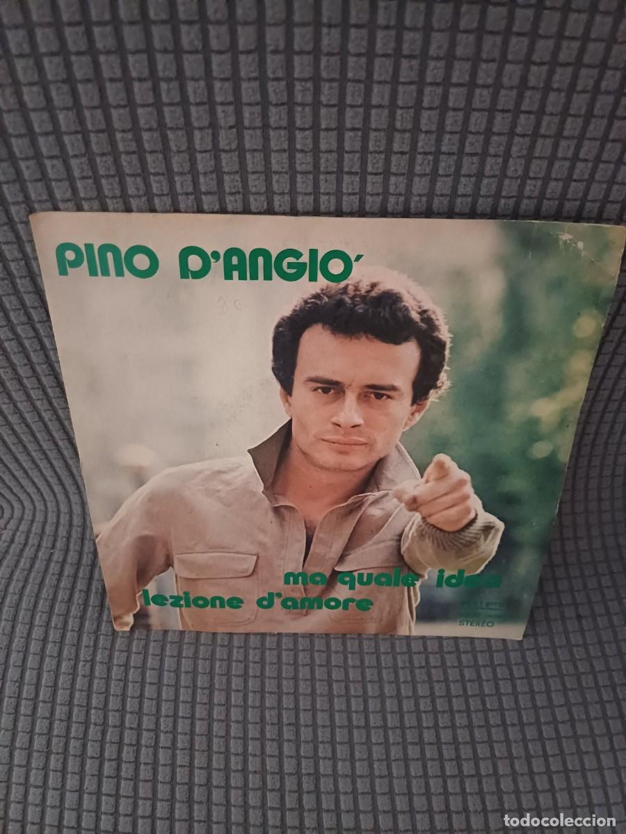Discos de vinilo: Single - Pino d'Angio - Ma quale idea / Lezione d'amore 1980