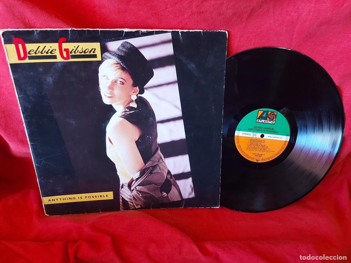 Discos de vinilo: LP DEBBIE GIBSON - Anything is Possible. 1990 ( PEDIDOS M&Iacute;NIMOS 10 &euro; ) CAJA N.&ordm; 3 - LP