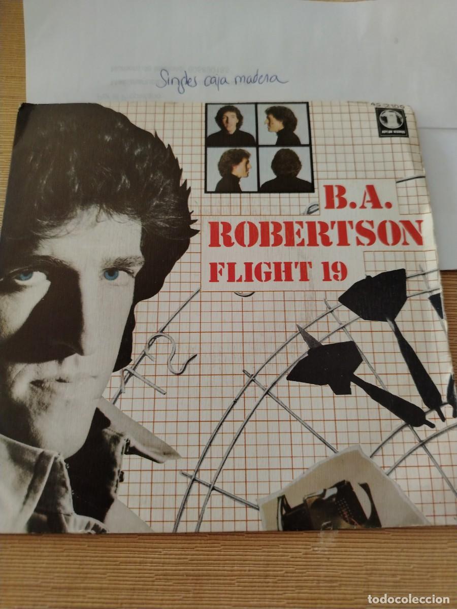 Discos de vinilo: Single vinilo B. A. Robertson flight 19