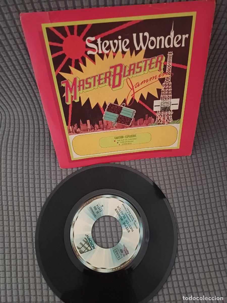 Discos de vinilo: Single - Stevie Wonder - Master Blaster 1980 - Foto 2