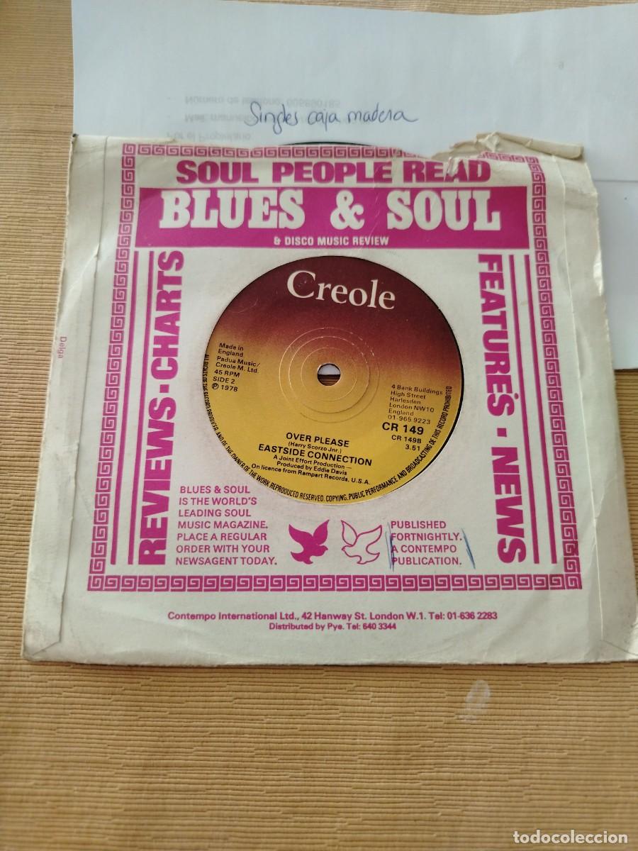 Discos de vinilo: Single vinilo creole over please Eastside connection