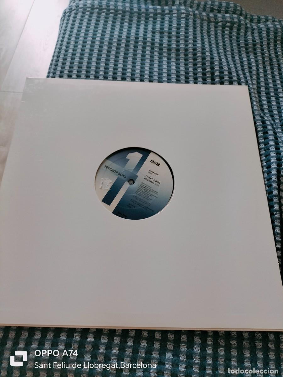 Discos de vinilo: RAR PROMO MAXI. PET SHOP BOYS. I WANT A DOG. 2 TRACKS. MADE IN USA