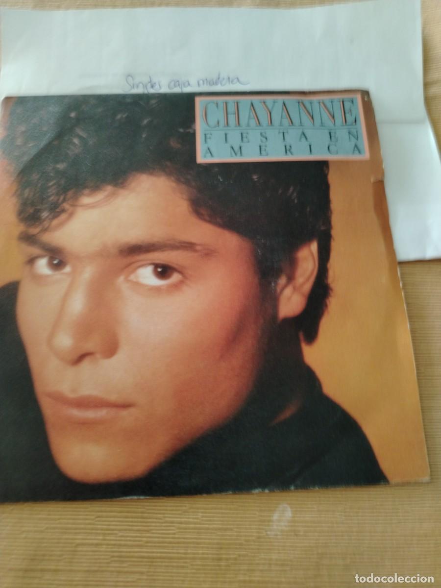 Discos de vinilo: Single vinilo chayanne fiesta en america