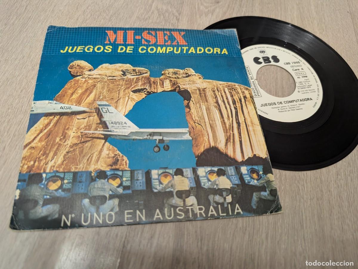 Discos de vinilo: MI-SEX - JUEGOS DE COMPUTADORA ..N&ordm; 1 EN AUSTRALIA ..SINGLE DE CBS DE 1979 - EDICION PROMOCIONAL.