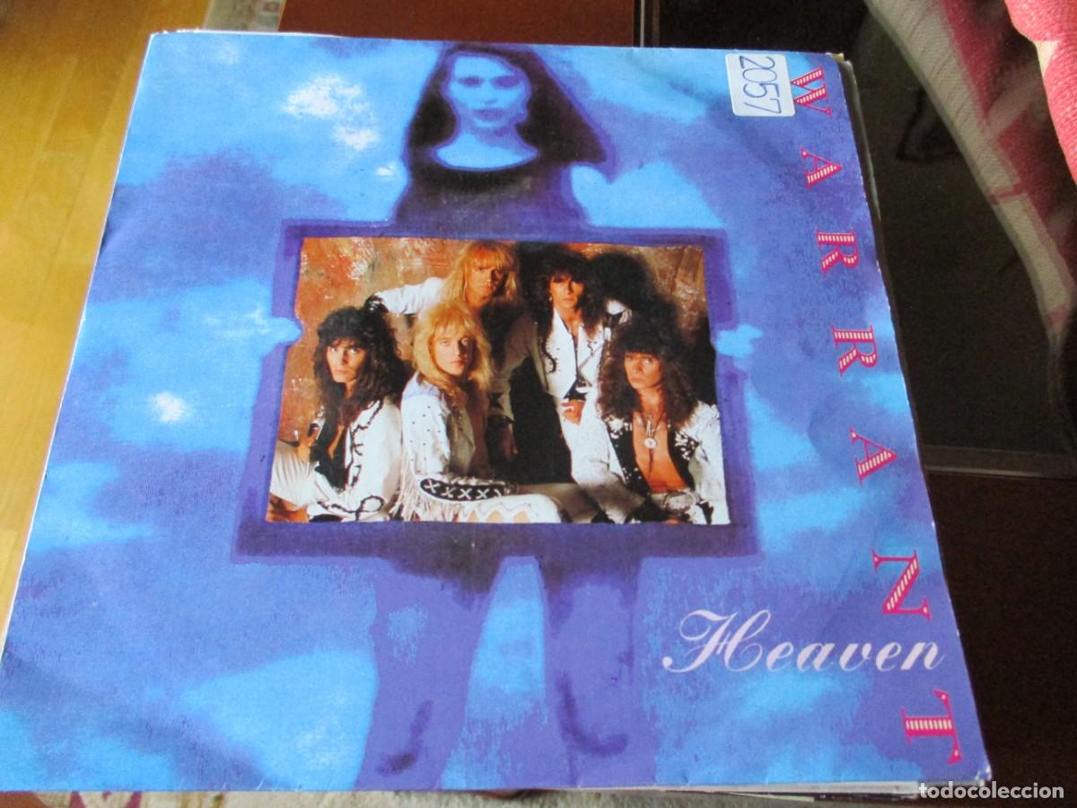 Discos de vinilo: WARRANT - HEAVEN SINGLE - Foto 1