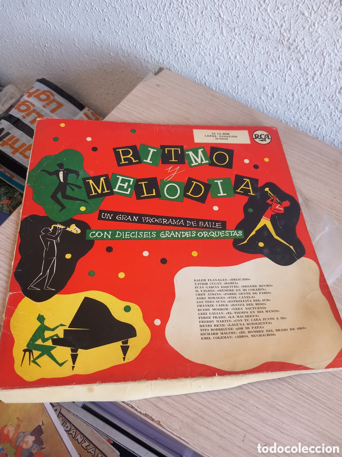 Discos de vinilo: ANTIGUO DISCO DE MUSICA 70/80 FUNCIONA,,VER FOTOS