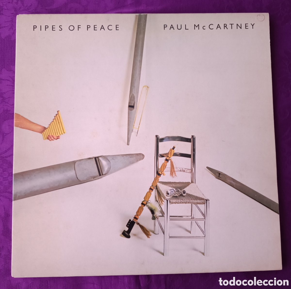Discos de vinilo: PAUL McCARTNEY - PIPES OF PEACE SPAIN 1983