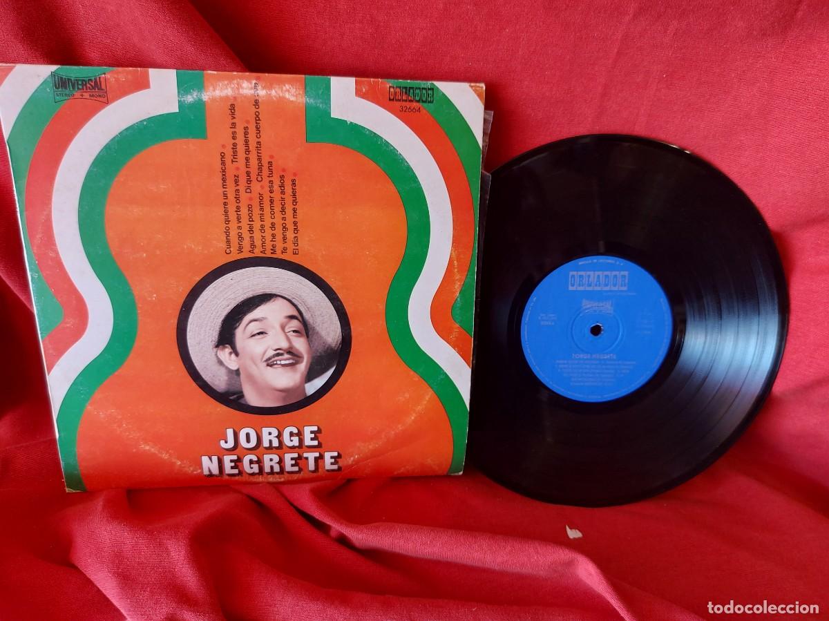 Dischi in vinile: LP JORGE NEGRETE 1972 , 10&rdquo; PULGADAS ( PEDIDOS M&Iacute;NIMOS 10 &euro; ) CAJA N.&ordm; 3 - LP