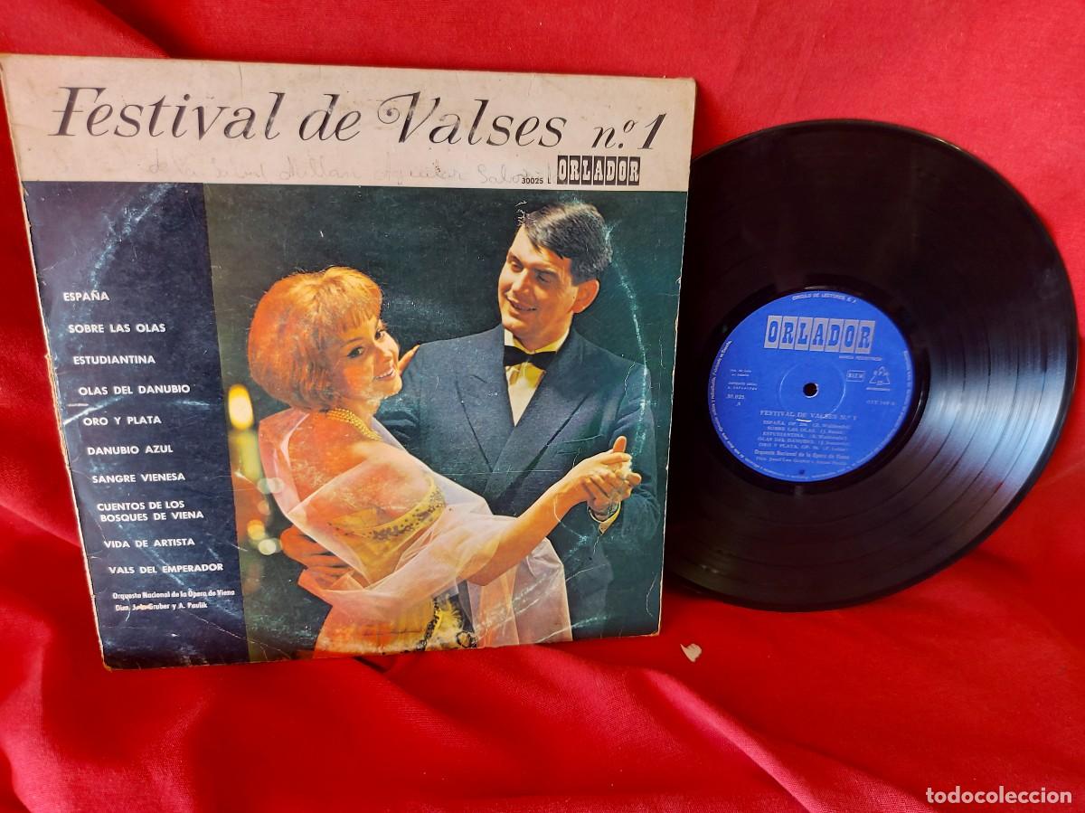 Discos de vinil: LP FESTIVAL DE VALSES N&ordm;1 1964 , 10&rdquo; PULGADAS ( PEDIDOS M&Iacute;NIMOS 10 &euro; ) CAJA N.&ordm; 3 - LP