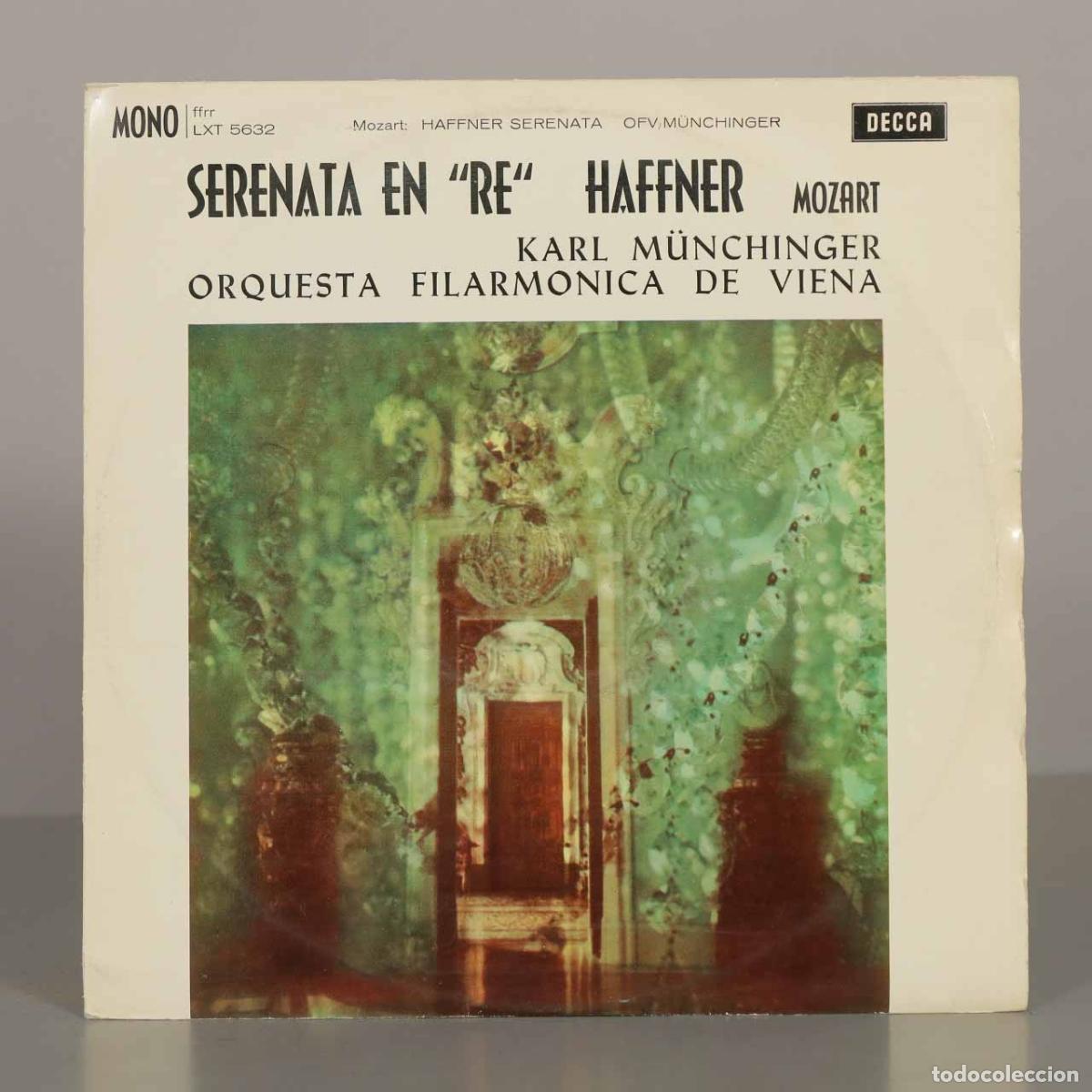 Vinyl records: LP. Mozart Serenade no.7 Haffner - Munchinger, Vienna Philharmonic Orchestra