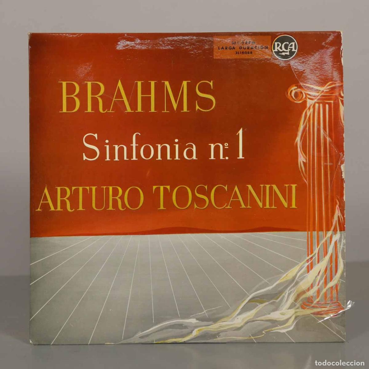 Vinyl records: LP. Sinfon&iacute;a n.&ordm; 1 - Johannes Brahms, Arturo Toscanini, NBC Symphony Orchestra
