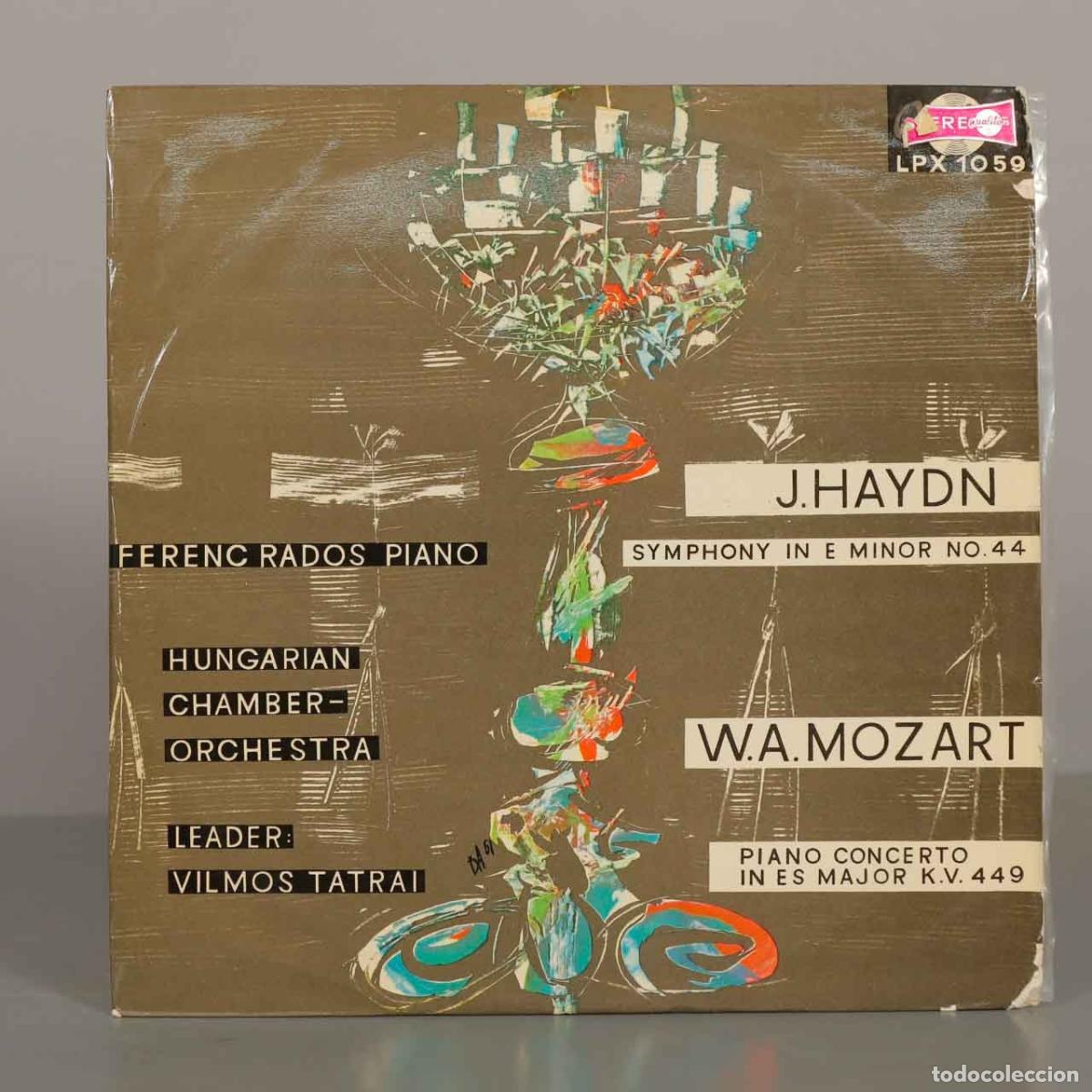 Disques de vinyle: LP. J. Haydn: Symphony In E Minor No. 44 / W.A. Mozart: Piano Concerto In Es Major K.V. 449 - Feren