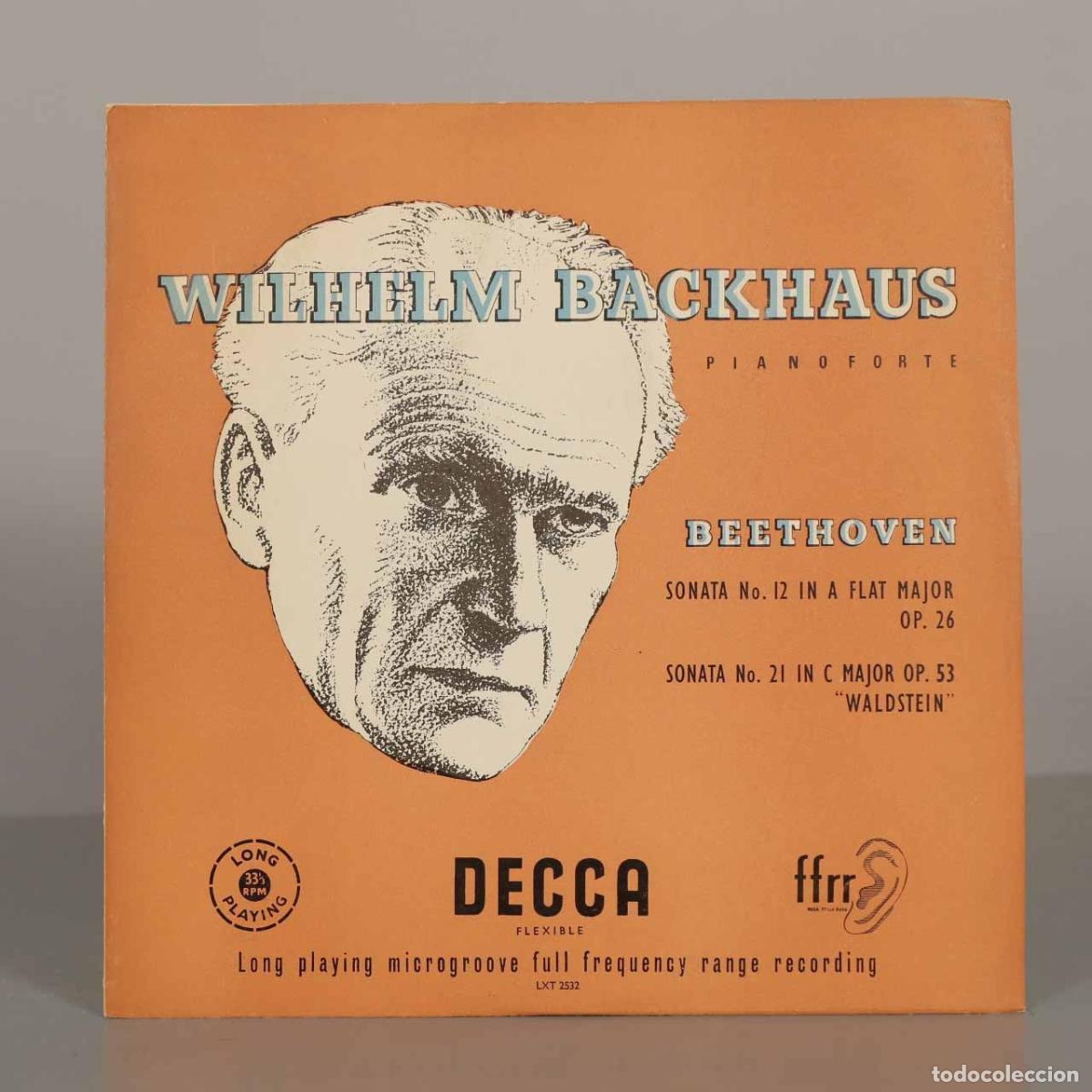 Disques de vinyle: LP. Beethoven Sonatas - Wilhelm Backhaus