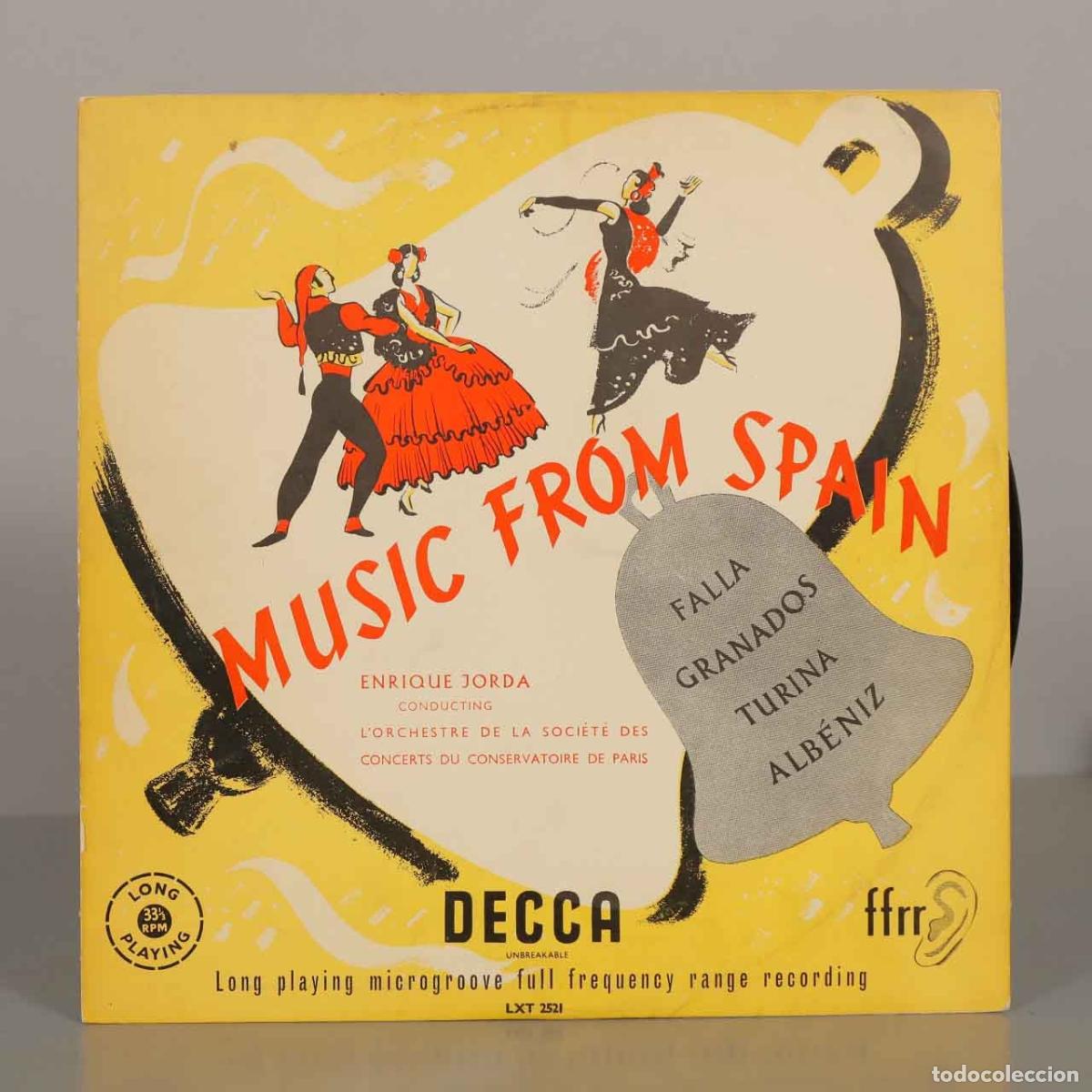 Discos de vinil: LP. Music From Spain - Enrique Jord&aacute;, L&acute;Orchestre De La Soci&eacute;t&eacute; Des Concerts Du Conservatoire De Pa