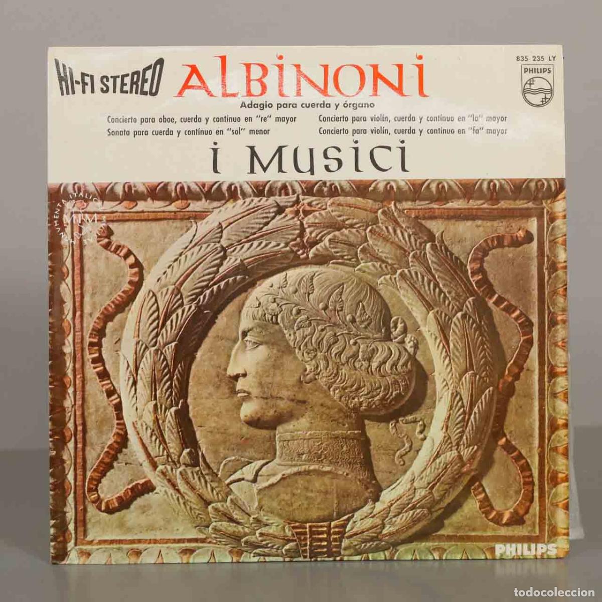 Discos de vinilo: LP. Albinoni - Adagio Para Cuerda Y &Oacute;rgano - I Musici