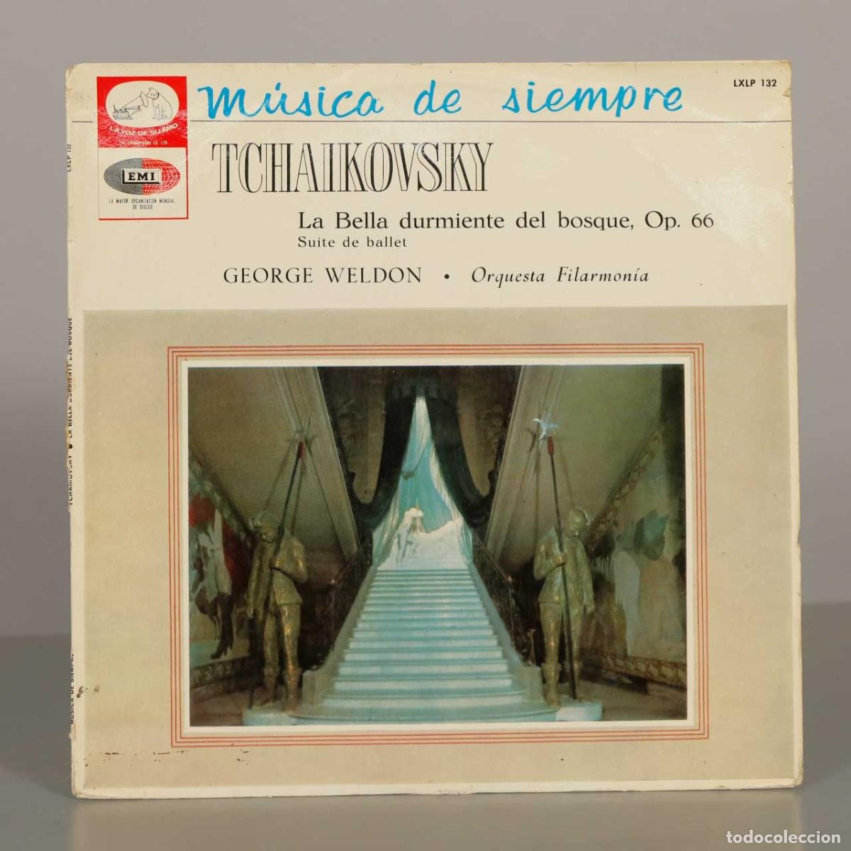 Discos de vinilo: LP. La Bella Durmiente del Bosque, Op. 66: Suite de ballet - Tchaikovsky, George Weldon, Orquesta F