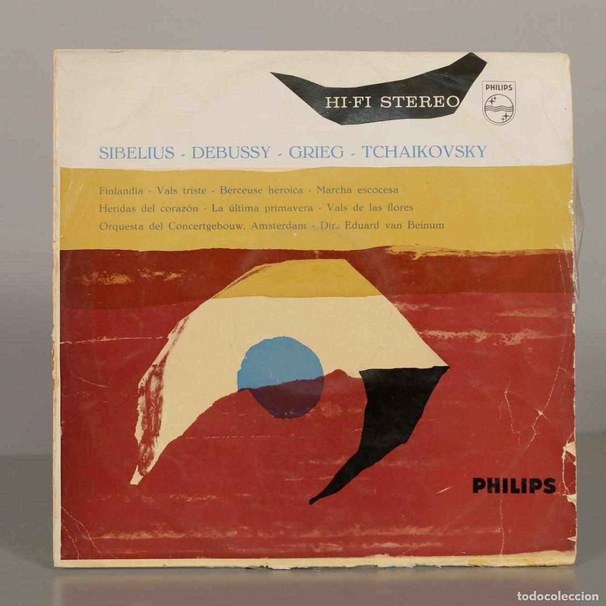 Discos de vinilo: LP. Sibelius, Debussy, Grieg, Tschaikowsky - Concertgebouw Orchestra Amsterdam, Eduard van Beinum