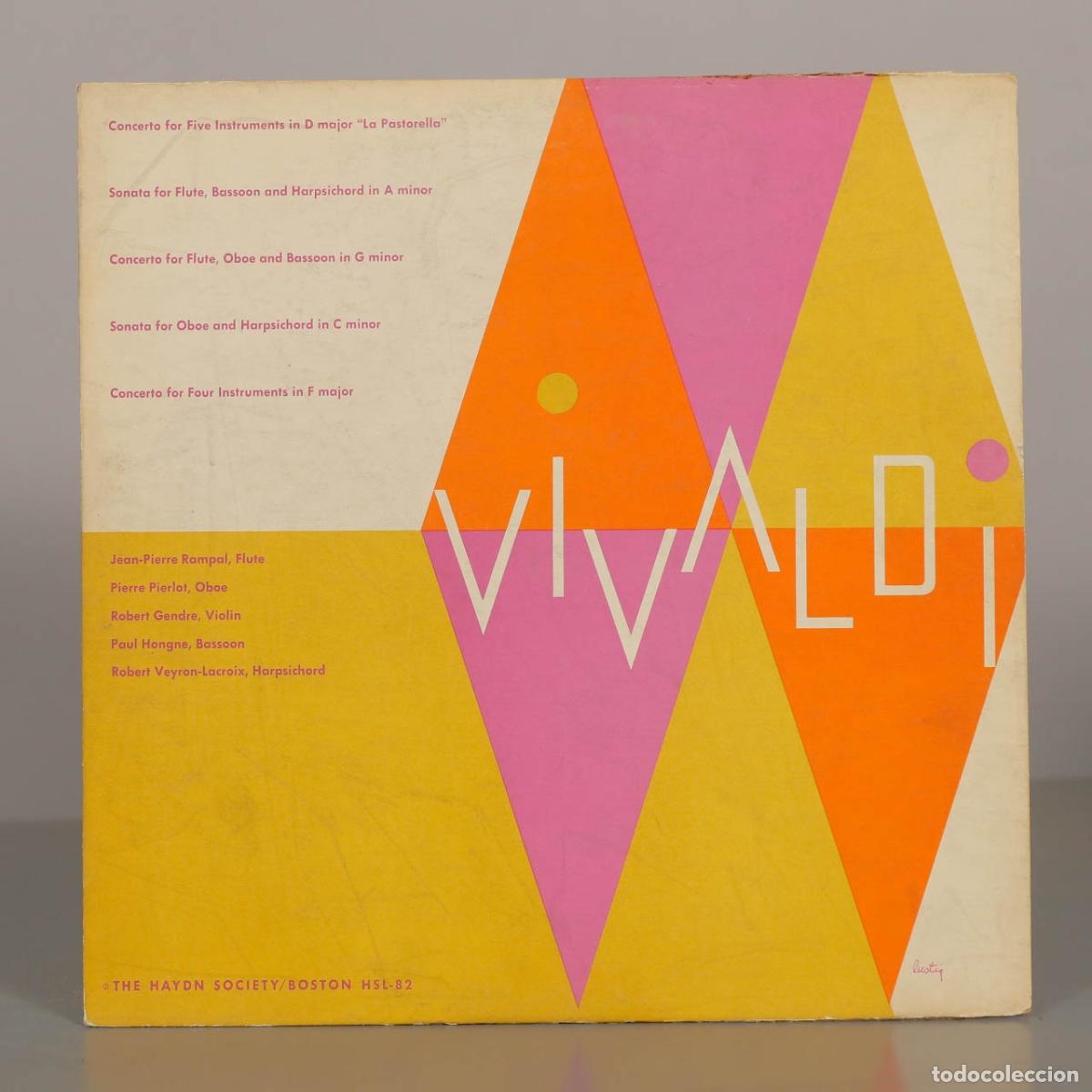 Discos de vinil: LP. Vivaldi - Jean-Pierre Rampal, Pierre Pierlot, Robert Gendre, Paul Hongne, Robert Veyron-Lacroix