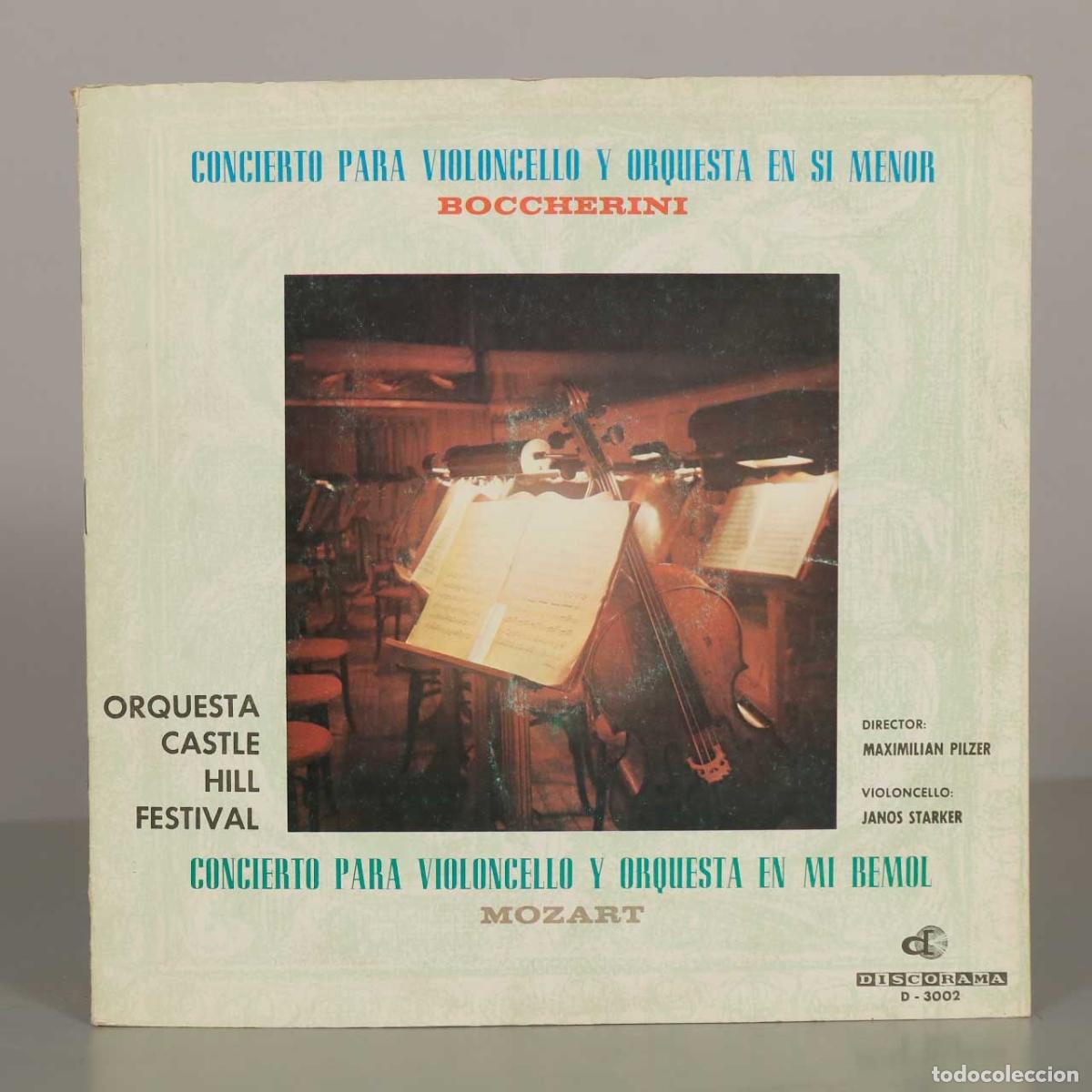 Discos de vinil: LP. Concierto Para Violoncello Y Orquesta En Si Menor / Mi Bemol - Luigi Boccherini, Wolfgang Amade