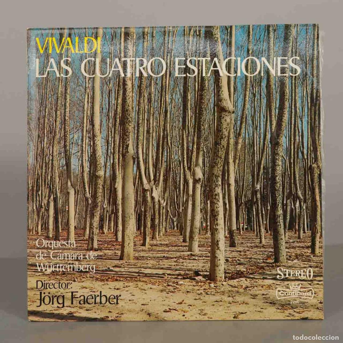 Discos de vinilo: LP. Las Cuatro Estaciones - Antonio Vivaldi - Orquesta de C&aacute;mara de W&uuml;rttemberg, J&ouml;rg Faerber