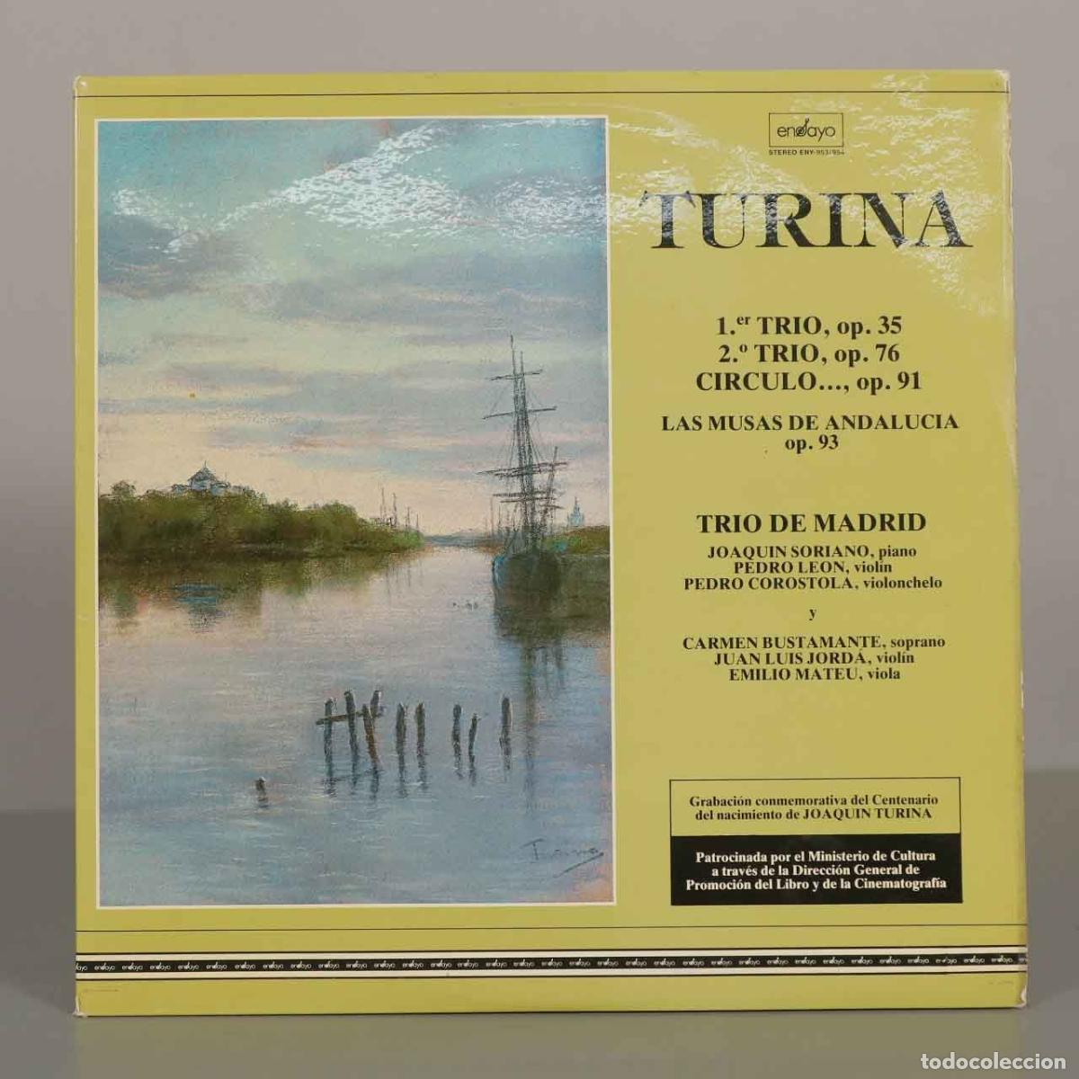 Discos de vinilo: LP. Trios, Circulo, Las Musas de Andalucia - Joaquin Turina - Trio de Madrid, Carmen Bustamante, Ju