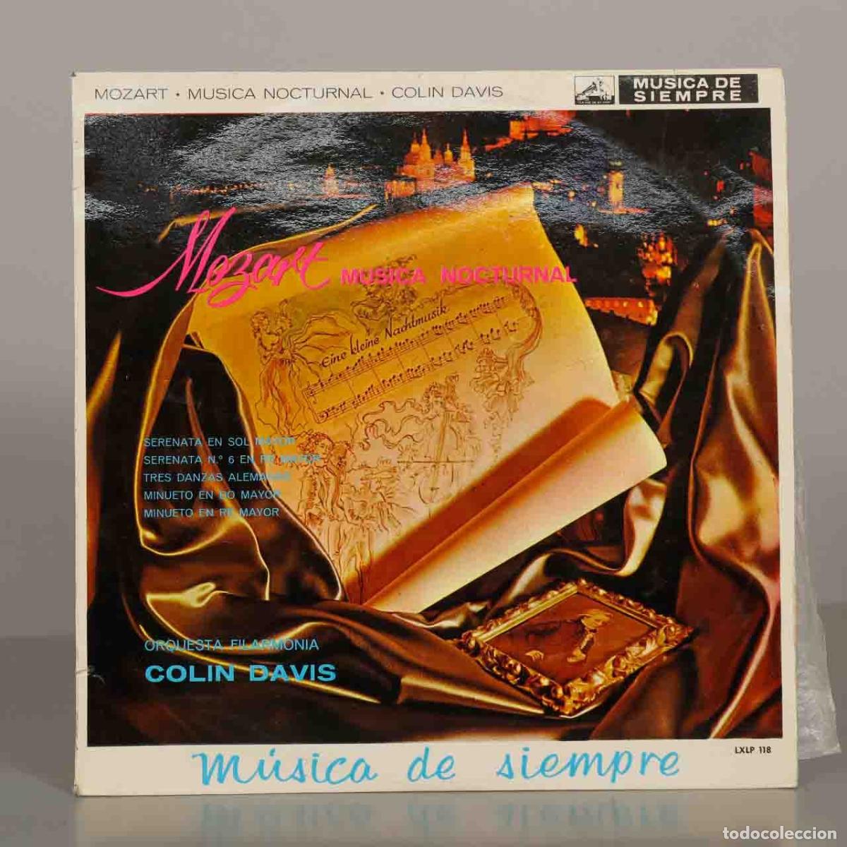Discos de vinilo: LP. Wolfgang Amadeus Mozart, Philharmonia Orchestra, Colin Davis - Night Music - Eine Kleine Nachtm