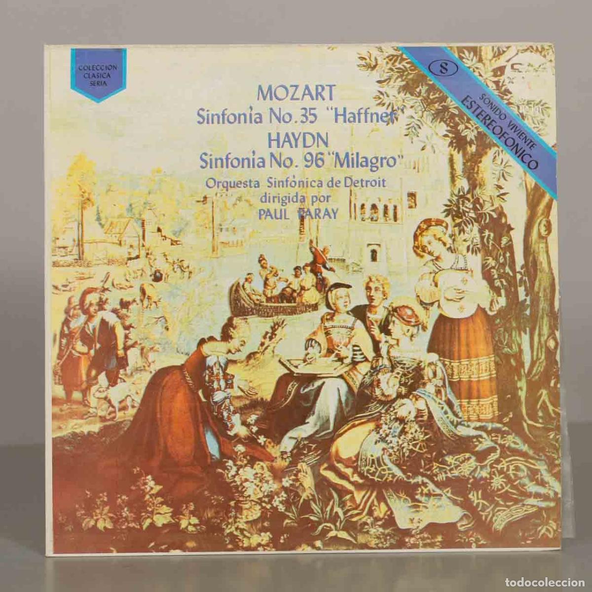 Discos de vinilo: LP. Joseph Haydn, Wolfgang Amadeus Mozart - Orquesta Sinf&oacute;nica de Detroit, Paul Paray