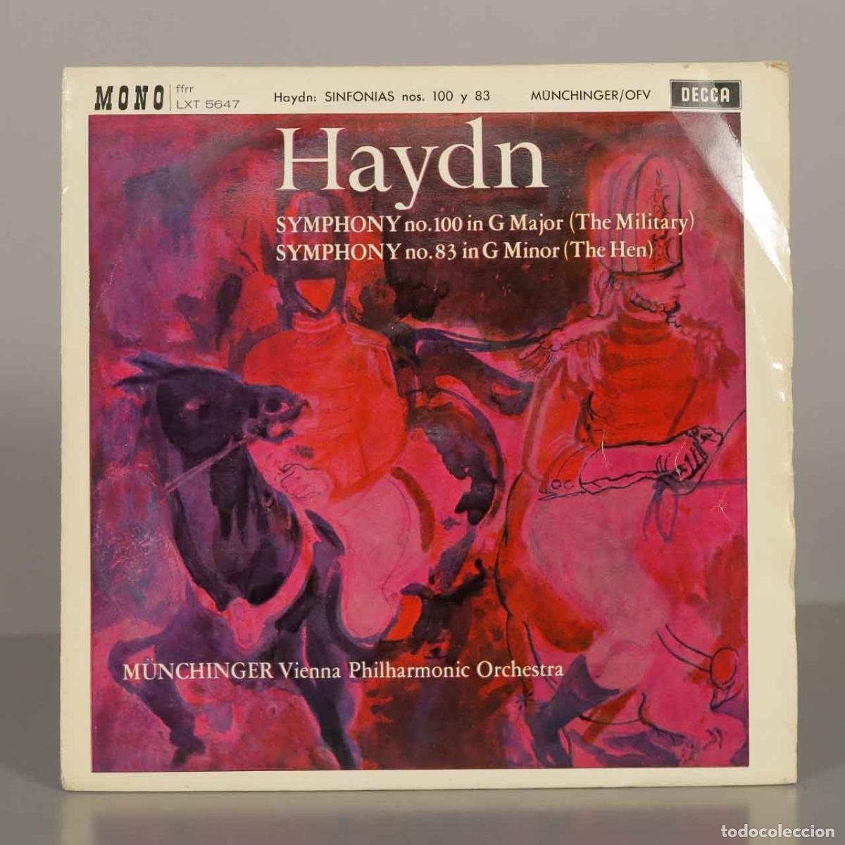 Discos de vinilo: LP. Symphony No. 100 in G Major The Military / Symphony No. 83 in G Minor The Hen - Haydn - Karl M&uuml;