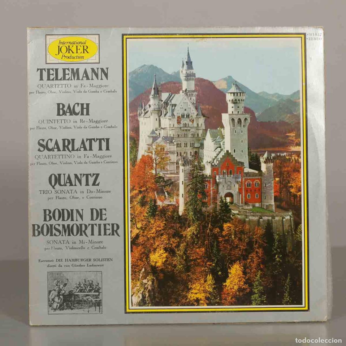 Discos de vinilo: LP. Telemann, Bach, Scarlatti, Quantz, Bodin De Boismortier - Die Hamburger Solisten, G&uuml;nther Ludzu