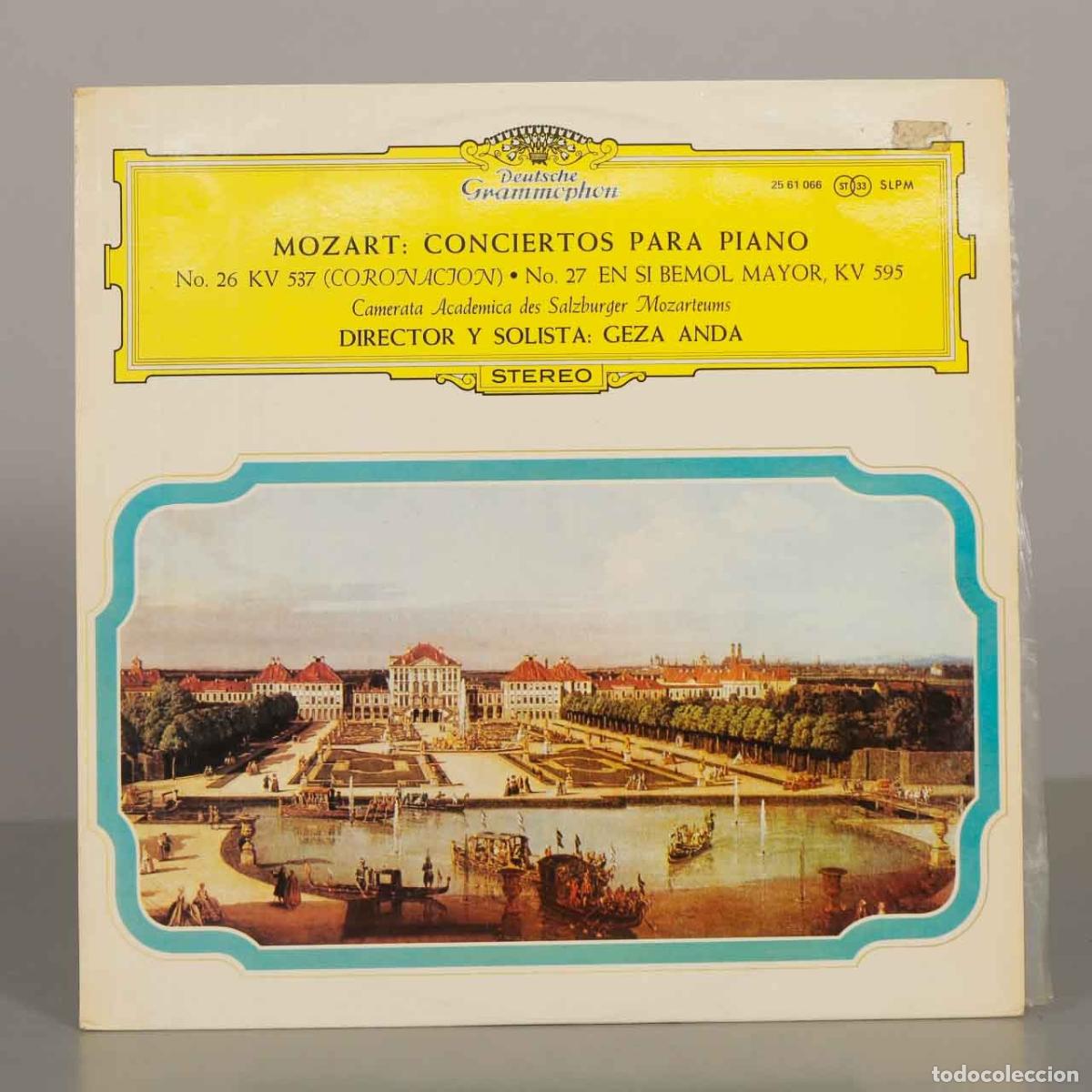 Discos de vinilo: LP. Mozart: Conciertos para piano KV 595 Y 537. ANDA