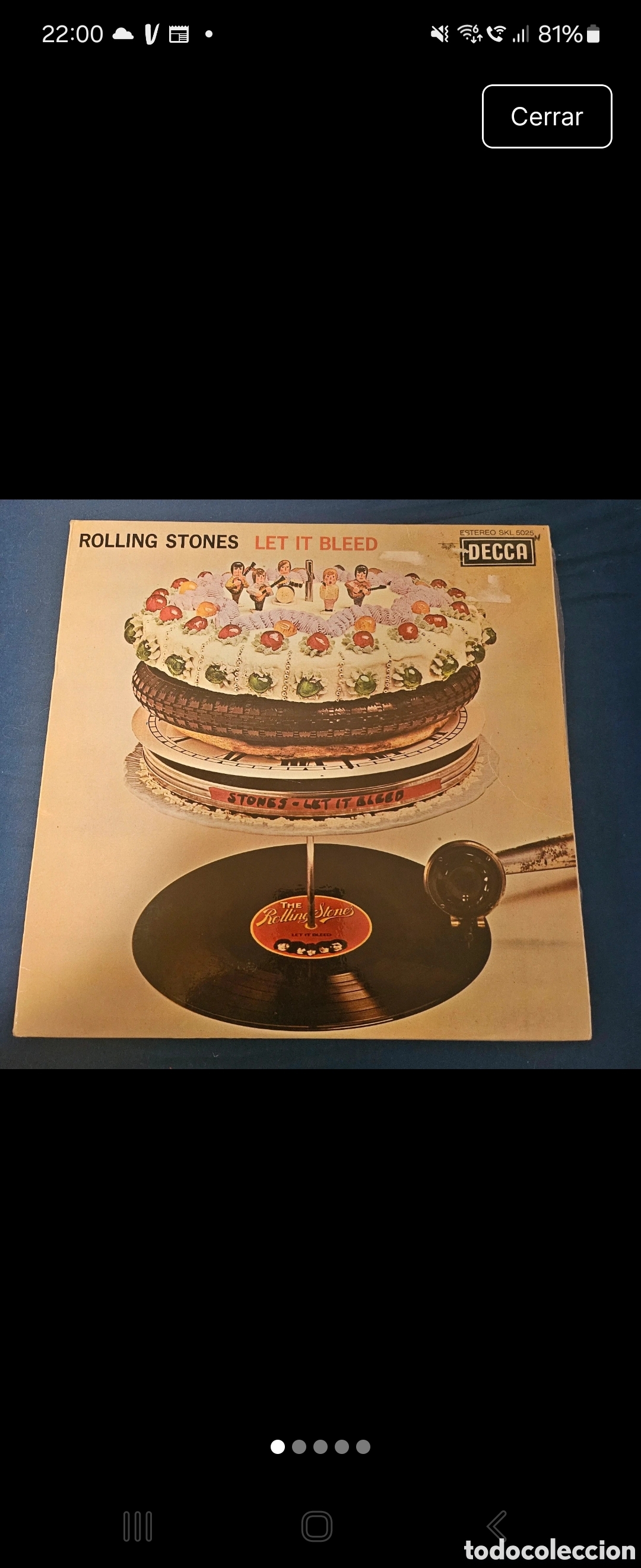 Discos de vinilo: Vinilo Rolling Stones Let it bleed Original 1.970 Made In Spain