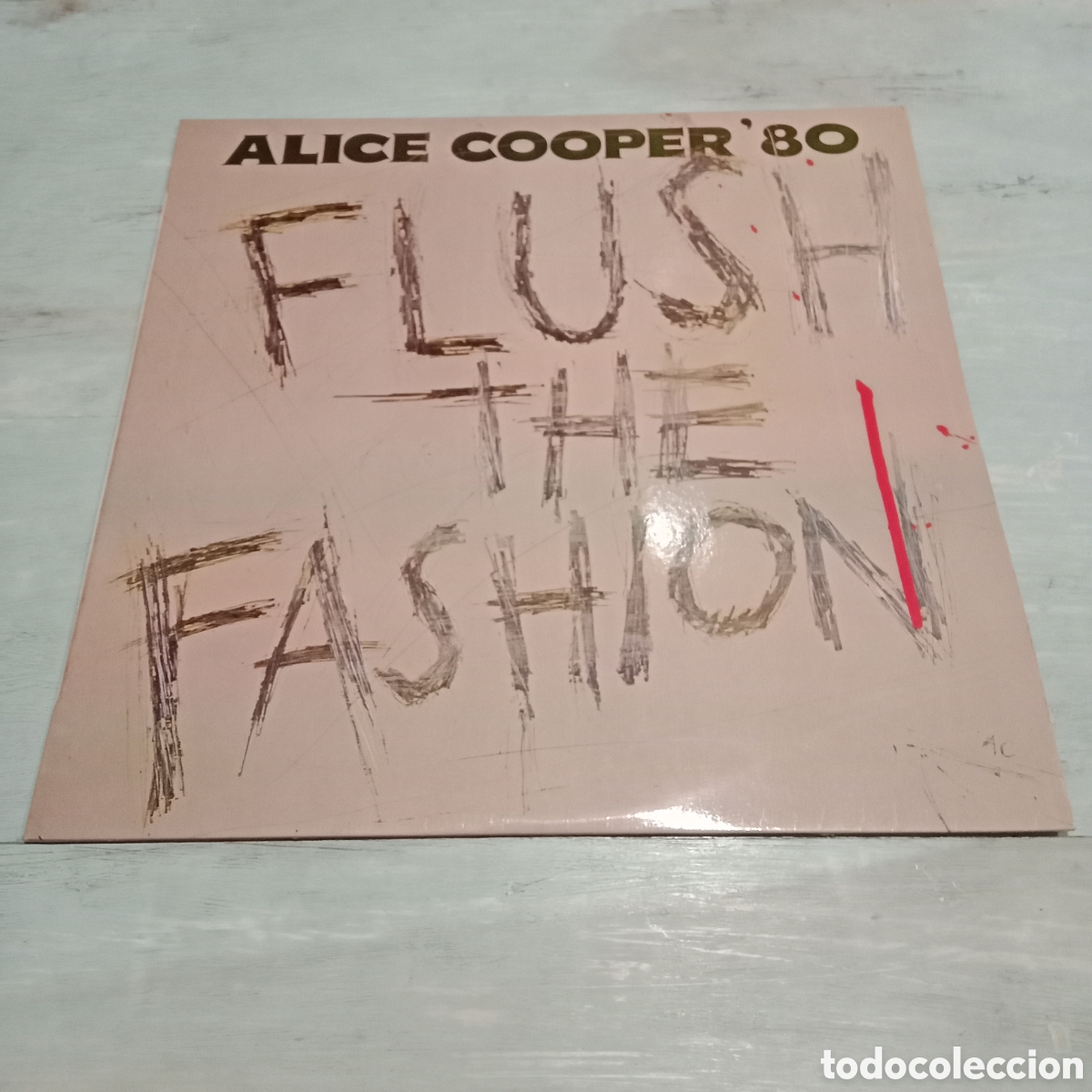 Discos de vinilo: ALICE COOPER - FLUSH THE FASHION - LP