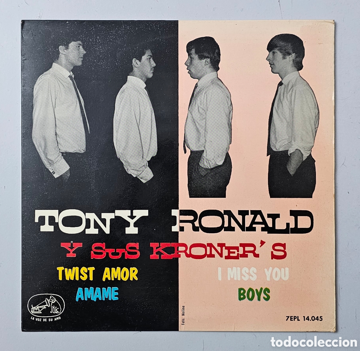 Discos de vinilo: EP TONY RONALD Y SUS KRONER'S - Twist amor/+3 (Espa&ntilde;a - EMI - 1964) Beatles Cover